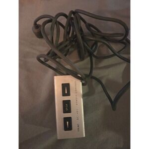 TEAC RC-401 Wired Remote Control for Reel to Reel Tape Deck Silver Vintage